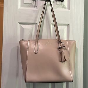 Kate Spade Kali Tote in warm beige